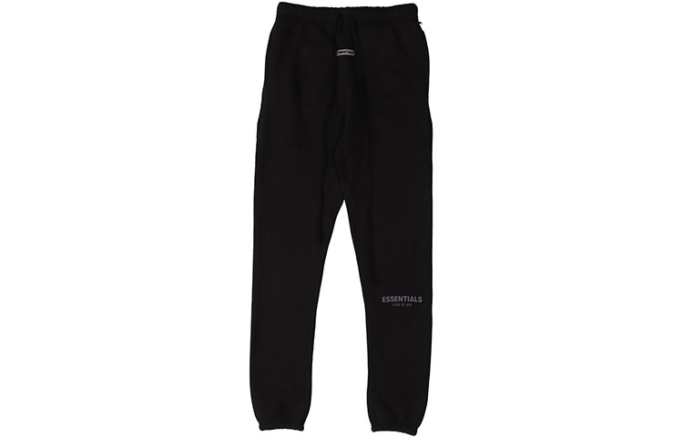 Штаны Fear of God Essentials FW20 Sports Trousers Black (черные) — фото 2