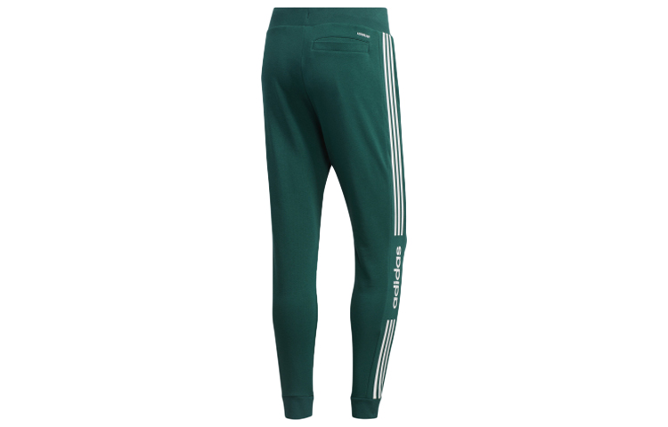 Мужские штаны adidas neo (зеленый) — фото 2