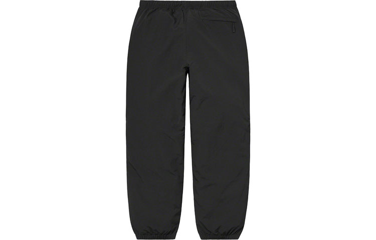 Штаны Supreme Reflective Zip Track Pant (черные) — фото 8