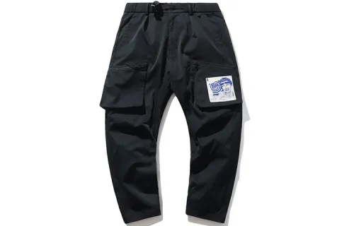 Li Ning x TAIZI,LIANMINGKUAN Basketball Collection Cargo Pants Men's Standard Black