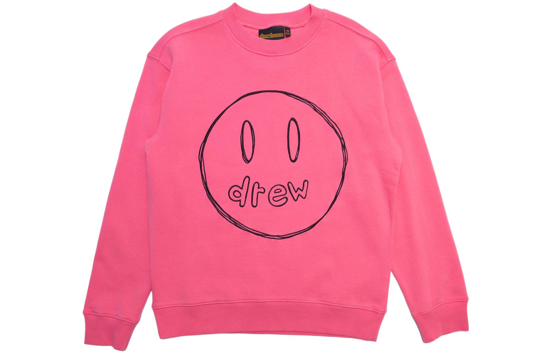 Drew House SS22 Sketch Mascot Crewneck Hot Pink