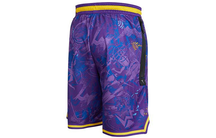 Мужские шорты Nike Lakers (черные) — фото 2