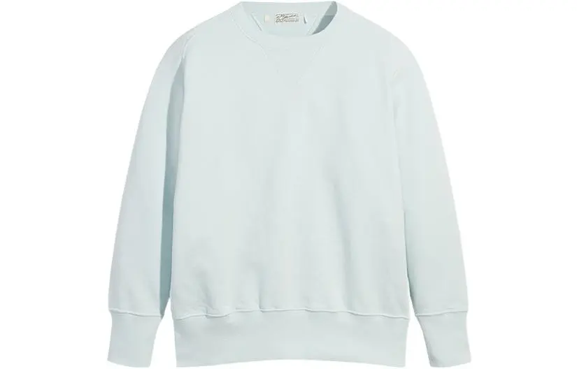 Levi's Sweatshirts Men's Blue Crew Neck Moderate Straight Fit