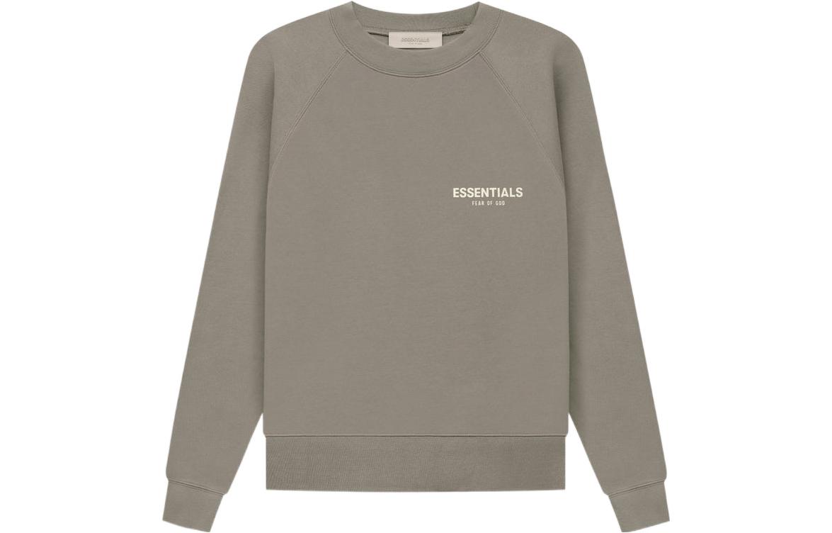 Fear of God Essentials SS22 Crewneck Desert Taupe Logo