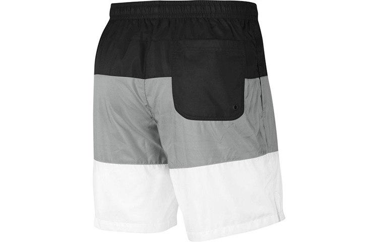 Мужские shorts Nike (черно-бело-серые) — фото 2