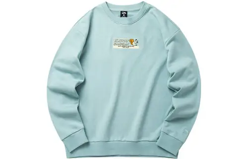 ANTA Life Collection Sweatshirts Unisex Green Crew Neck Moderate Regular