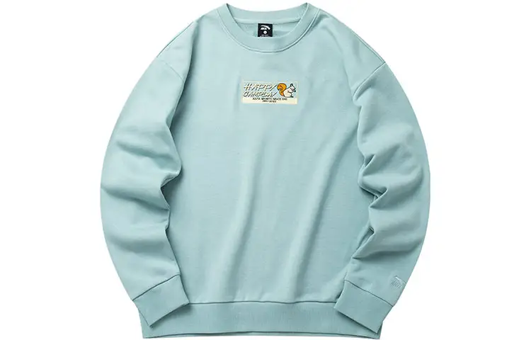 ANTA Life Collection Sweatshirts Unisex Green Crew Neck Moderate Regular
