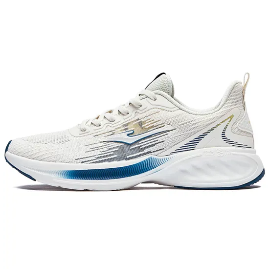 Erke Running Shoes Men Low-Top White Blue
