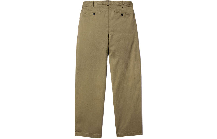 Штаны NOAH Double Pleat Herringbone Trouser (серые) — Синий — фото 4