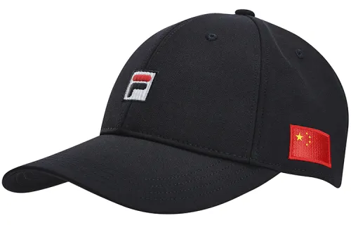 FILA Polyester Baseball Caps Unisex Legend Blue