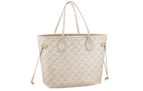 LOUIS VUITTON Neverfull Mm Pale Beige