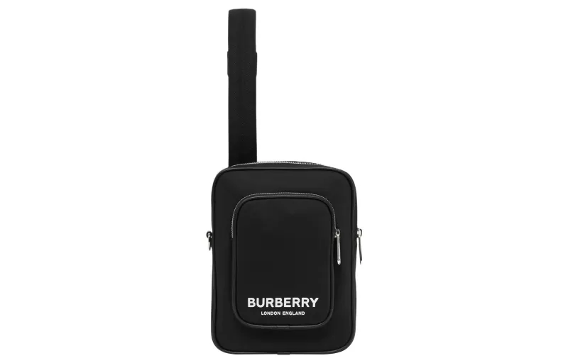 Burberry Kieran Crossbody Bag Black/White