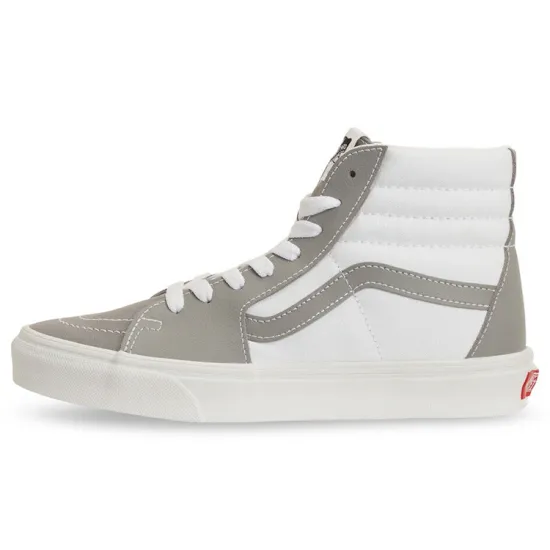 Vans SK8 Skateboarding Shoes Unisex High-top Grey/white
