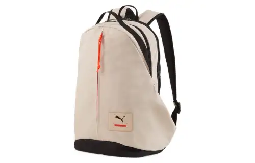 PUMA Polyester Backpack Unisex Beige