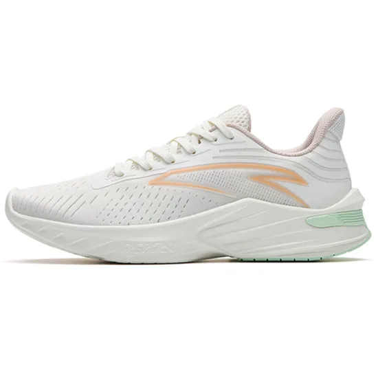 ANTA DuCi1 Running Shoes Women's Low-Top Ivory White/Lotus Grey