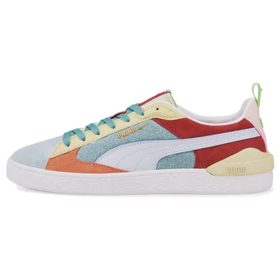 PUMA Suede Skateboarding Shoes Unisex Low-top Blue/Red/White