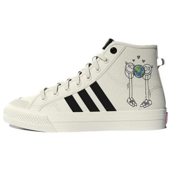 Adidas Nizza Hi RF AndrÃ© Saraiva The World Needs Love Cream