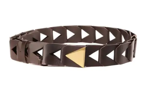 Bottega Veneta Leather Belts Women's Brown 5cm