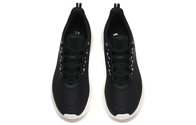 ANTA Running Collection Running Shoes Women’s Low Top Carbon Gray/Lotus Purple