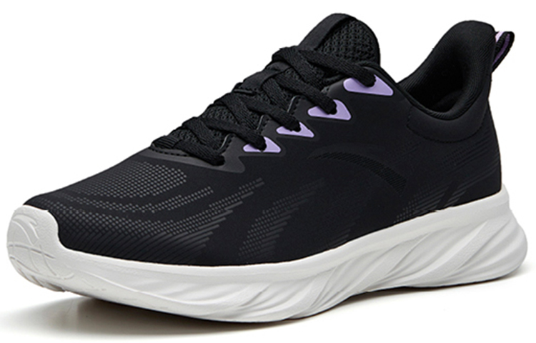 ANTA Running Collection Running Shoes Women’s Low Top Carbon Gray/Lotus Purple