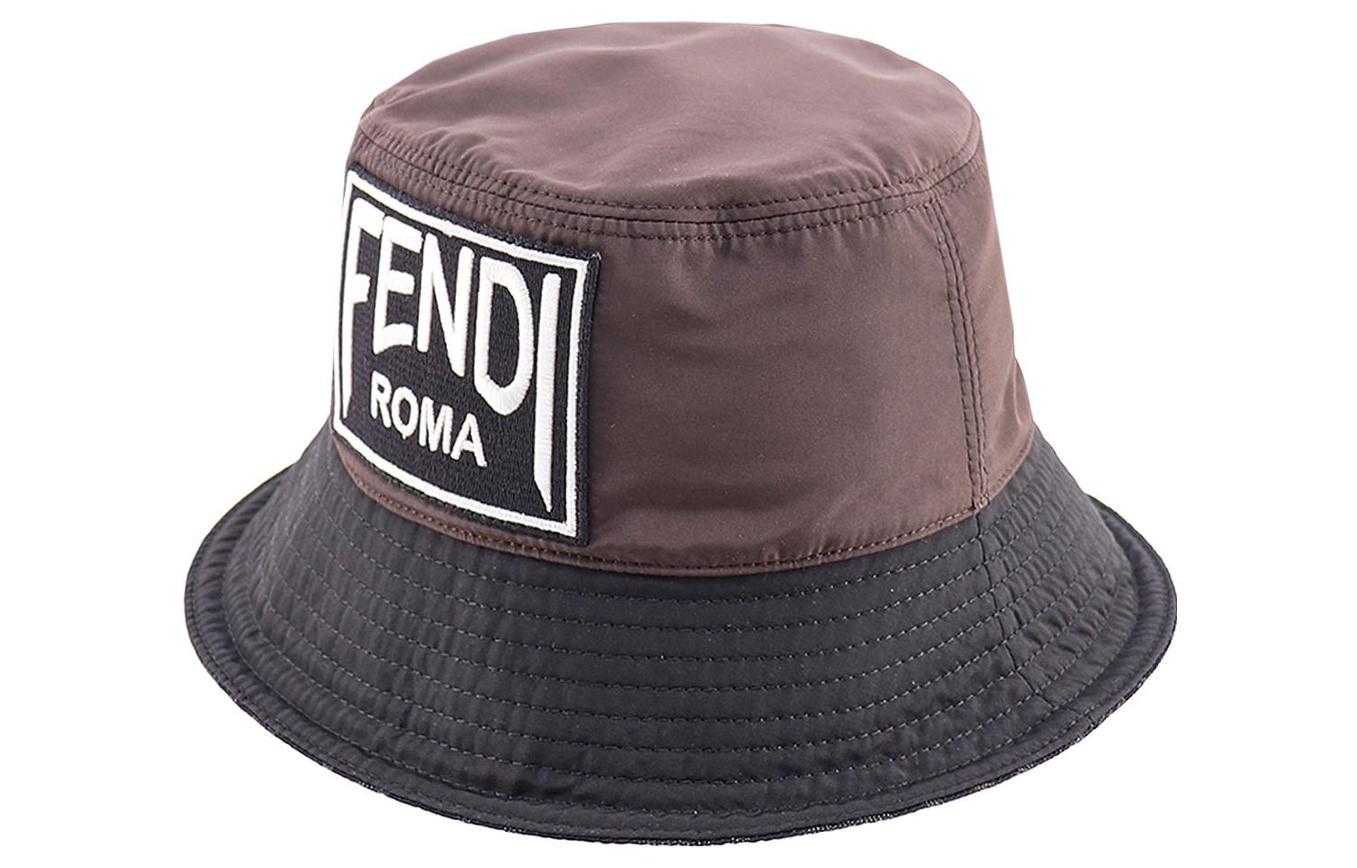 Панама Fendi Logo (коричневая)