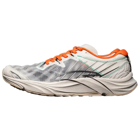 ANTA Running Collection Running Shoes Men Low-Top Mud Sand Gray/Dynamic Orange/Mocha