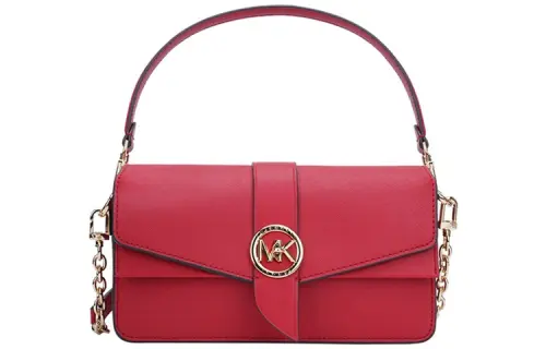 MICHAEL KORS Greenwich Leather Handbag Regular Women's Red