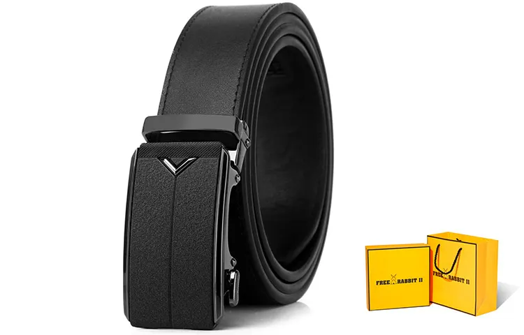 FREE RABBITⅡ Young And Middle Aged Genuine Leather, Automatic Buckle Belts Men's