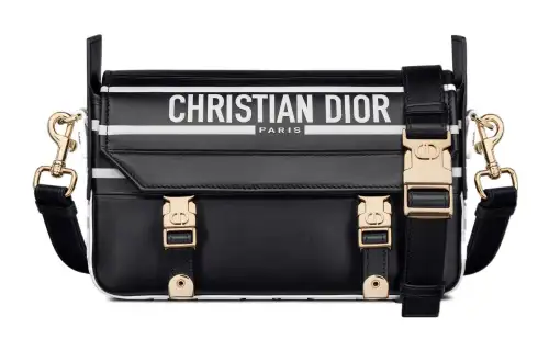 DIOR DiorCamp Smooth Cow Leather Messenger Bag, Box Bag, Handbag, Crossbody Bag, Shoulder Bag Women's