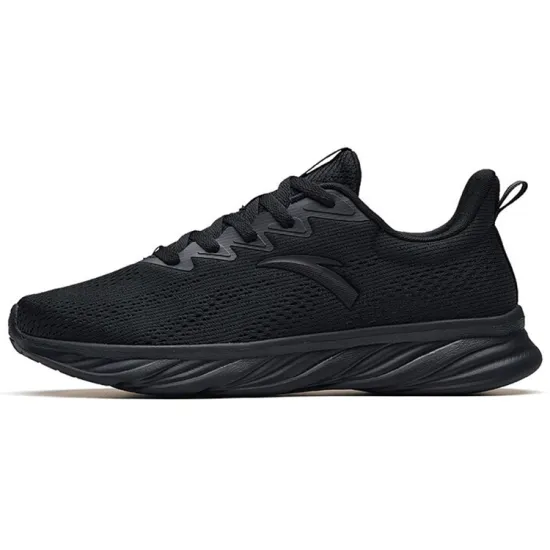 ANTA Running Shoes Men Low-Top Black/Carbon Gray