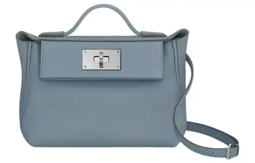 HERMES 24/24 Evercolor & Swift Calfskin Portable One Shoulder Fanny Pack, Crossbody Bag Mini Women's