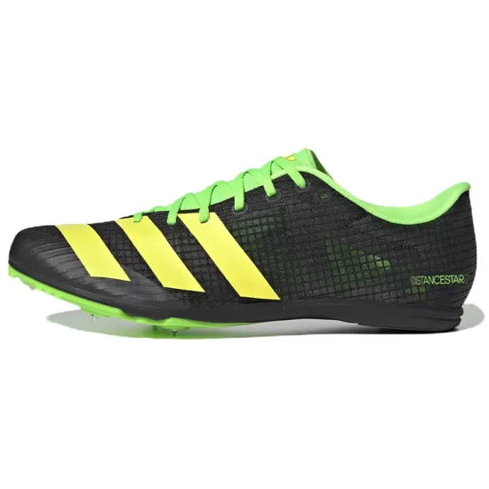 Adidas Distancestar Running Shoes Men Low-top Black/yellow