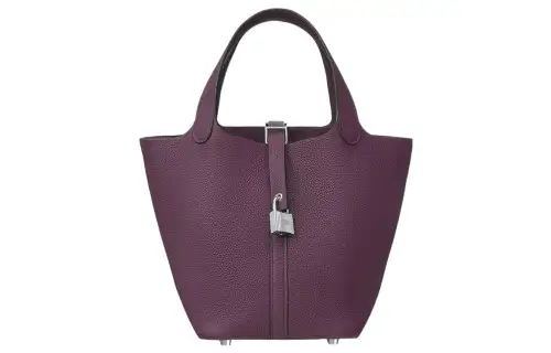 HERMES Picotin Lock Maurice Bullock Leather Basket Bag, Bucket Bag, Handbag 18 Women's