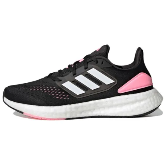 adidas Pureboost 22 Running Shoes Women's Low-top Black/Pink/White
