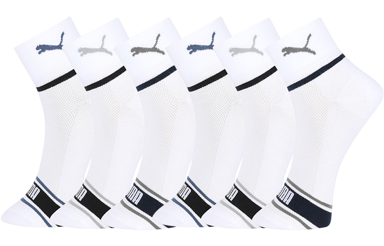 PUMA Mid Calf Socks Men’s White