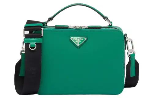 PRADA Saffiano Leather Handbag Men's Mango