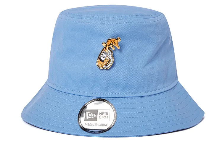 New Era Cotton Bucket Hats Unisex Blue