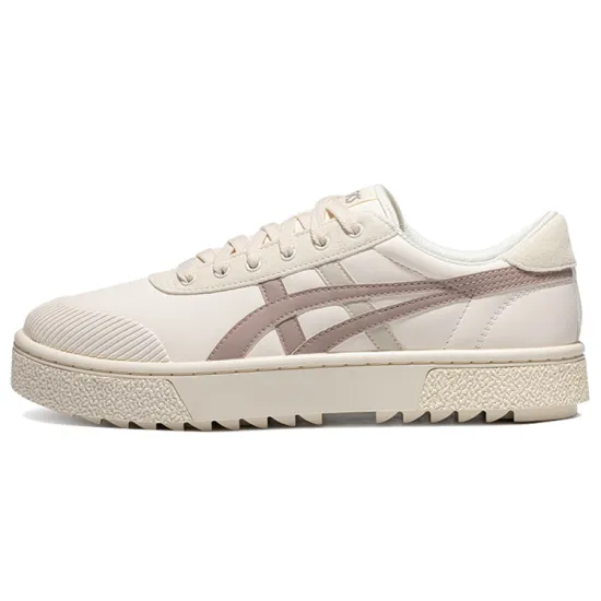 Asics Gel-Court Series Skateboarding Shoes Unisex Low-top Off White/Brown