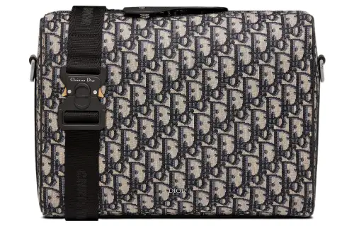 DIOR Lingot Jacquard Grain With Cow Leather Messenger Bag, Crossbody Bag, Shoulder Bag Men's