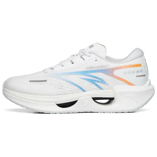 ANTA Crash Wave 1 Running Shoes Men Low-Top White Blue Orange