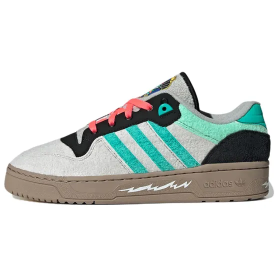 adidas originals Rivalry Skateboarding Shoes Unisex Low-top White/blue/black/light Mint Green