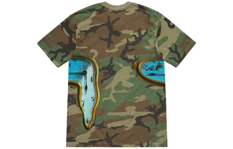 Supreme SS19 The Persistence of Memory Tee WoodlandCamo T