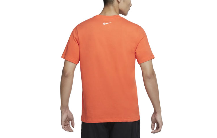 Мужская футболка Nike Dri-fit Jdi (оранжевая) — фото 2