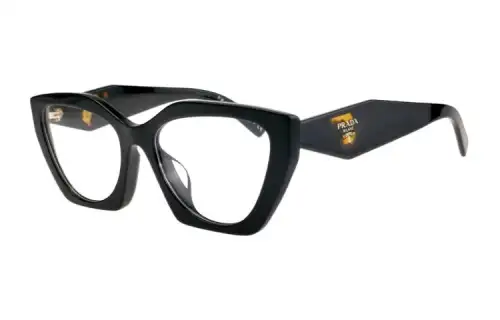geometric-frame logo glasses