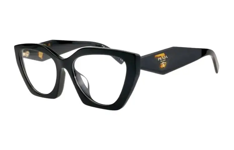 geometric-frame logo glasses