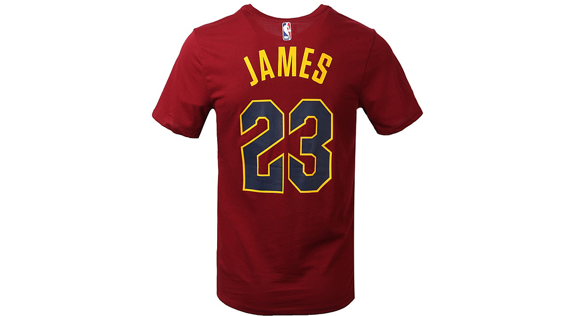 Мужская футболка Nike Cleveland Cavaliers SW (красная) — фото 2
