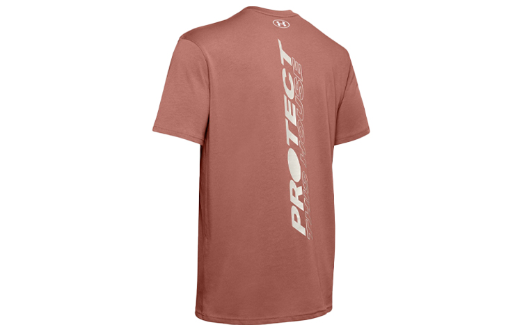 Мужская футболка Under Armour graphics T (красная) — фото 2