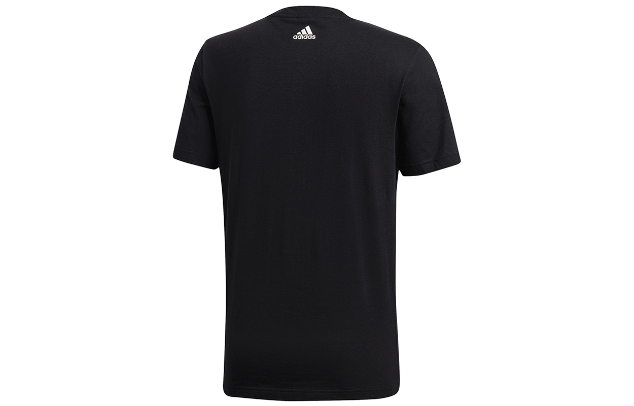 Мужская футболка adidas Comm M Tee Logo (черная) — фото 2