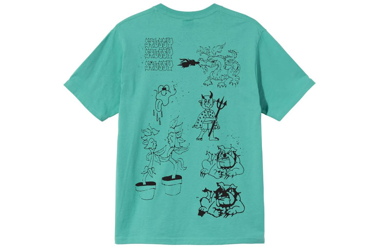 Футболка Stussy Bad Dream Tee (белая) — фото 6