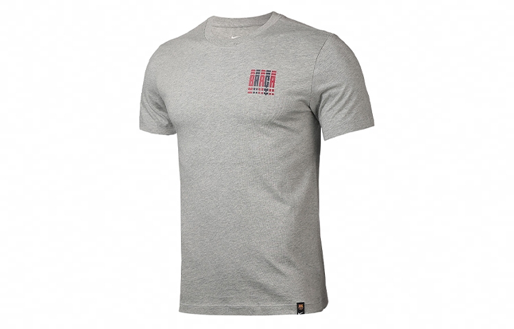 Мужская футболка Nike F.C T (серая) — фото 2